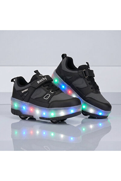 LE STYLE DE MARIE IŞIKLI KAYDIRAN MODEL-LED PATENLİ ÇOCUK AYAKKABI