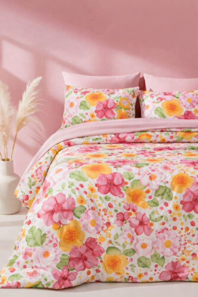 İQON Set de lenjerie de pat dublu Lotus Pink SETÇİFT