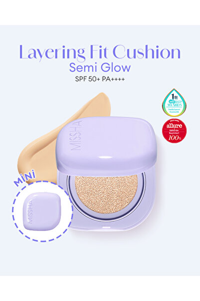 Missha Yarı Parlak Mini Cushion Layering Fit Semi Glow Cushion Mini SPF 50+ P...