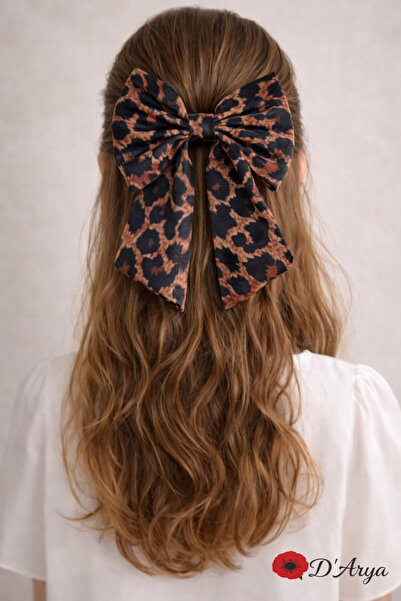 Darya DD127 مشبك القوس منقوشة الفهد