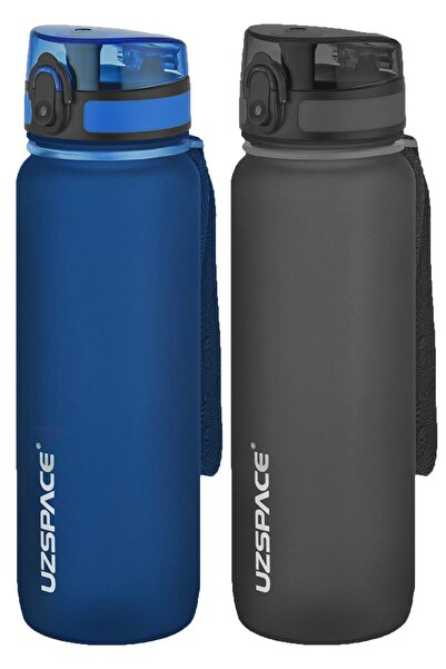 Uzspace مجموعة من قنينتين من التريتان سعة 800 مل، 14 لونًا مختلفًا، خيارات مت...