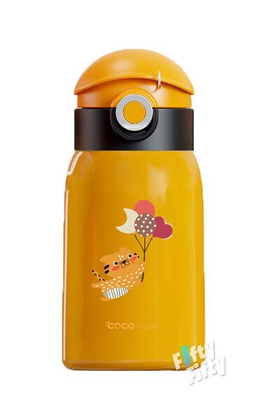 Vagonlife كيس كوسميل الخاص مع حافظة 470 ملليتر من الفولاذ الحراري مع قشة - مع...