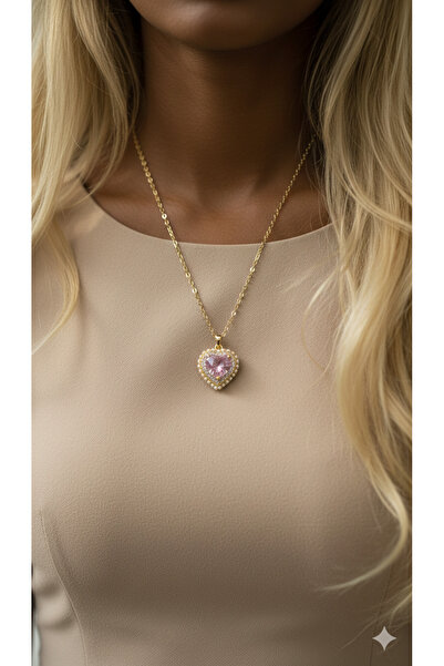 İNN JEWELLERY Çelik Kolye Kararmaz Antialerjik Kalp Figürlü (2 Yıl İthalatçı ...