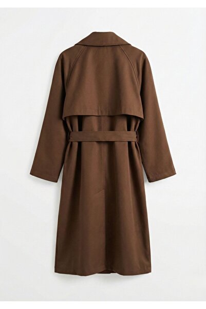 Ceylen New Season Belted Oversize Trench Coat