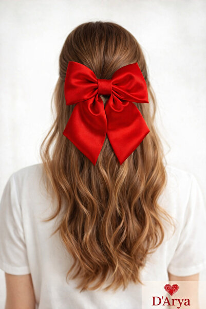 Darya DD30 مشبك القوس الشريط الساتان الأحمر