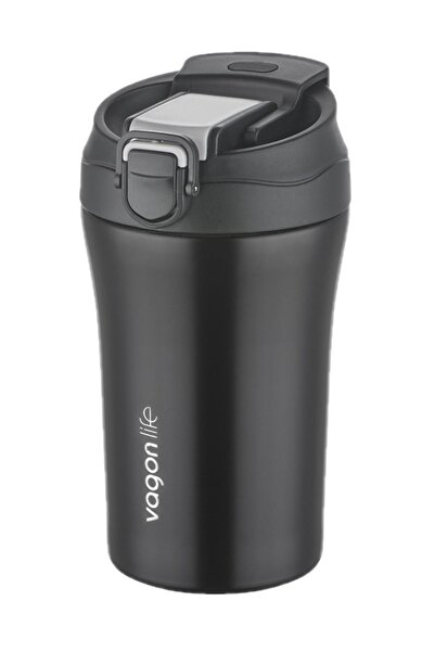 Vagonlife كوب فولاذي سعة 400 مل من فيفتي فيفتي مع/بدون نظام غطاء مزدوج وشفاطا...