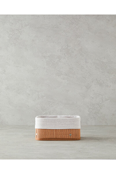 English Home Καλάθι Gina Bamboo Ανοιχτό Καφέ - 20x15x10 εκ