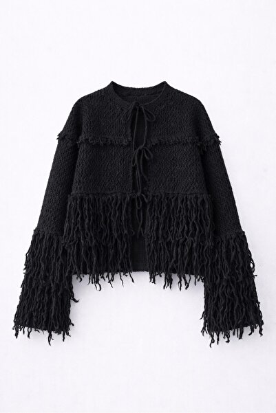Touché Privé Fringed Knitwear Cardigan