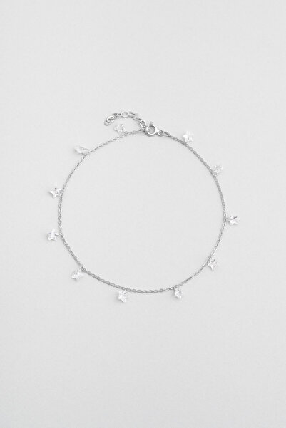 So CHIC... Yıldızlı Gece 18 Ayar Beyaz Altın Kaplama 25 Cm Gümüş Hal Hal