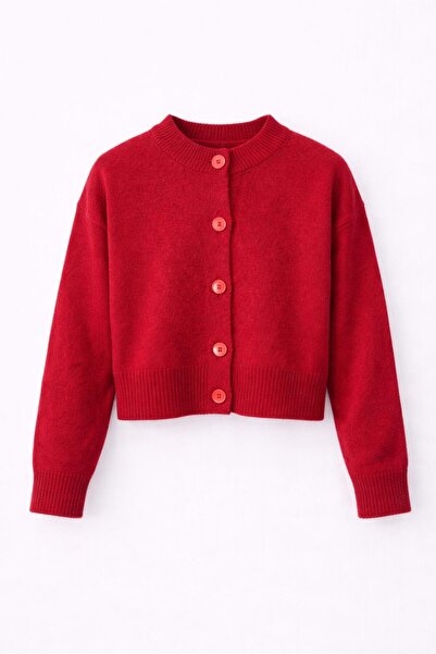 Touché Privé Buttoned Short Knit Cardigan