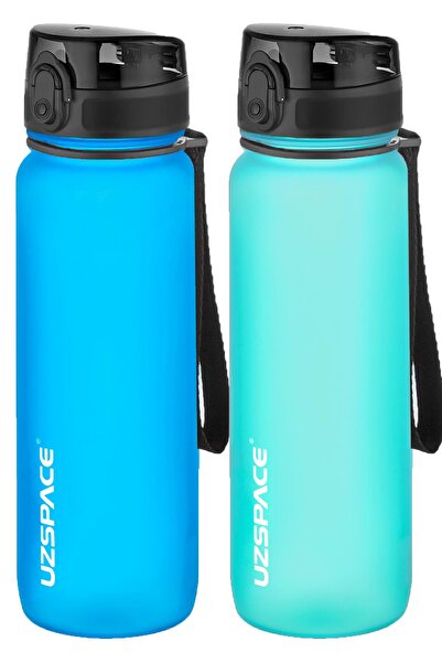 Uzspace مجموعة من قنينتين من التريتان سعة 800 مل، 14 لونًا مختلفًا، خيارات مت...