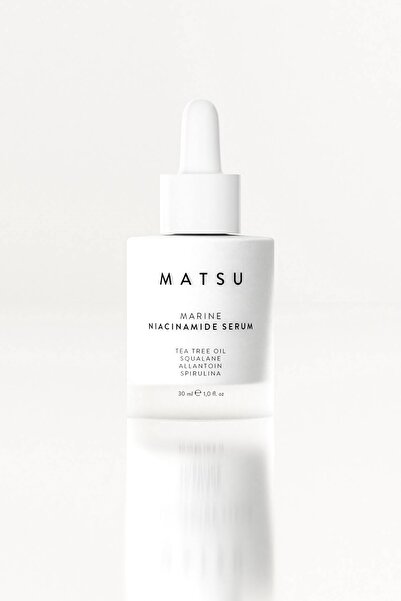 MATSU Marine Niacinamide Serum | %10 Niacinamide & Squalane | Gözenek Rafine ...