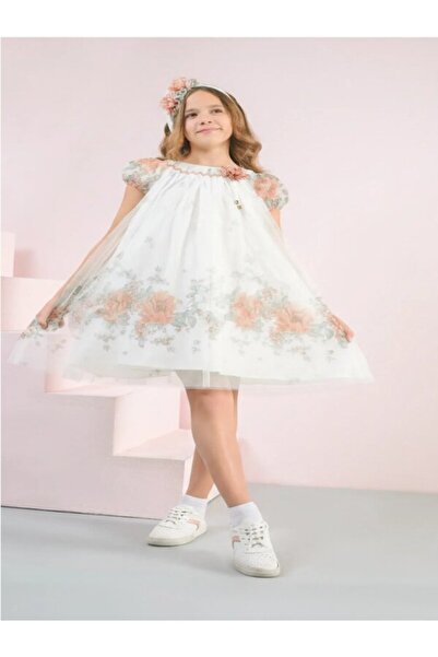 LAMİS FASHİON ✨ Elegant floral pattern dress for girls ✨