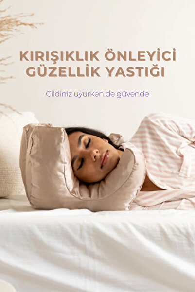 THE KHARS Kırışıklık Önleyici Güzellik Yastığı, Beauty Pillow, Kusursuz Yüz Y...