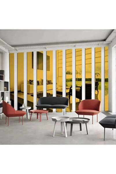 pleksisanati Lüks Aynalı Pleksi Duvar Şeridi - Kendinden Yapışkanlı Dekoratif...