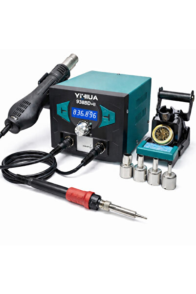 Yihua 938BD+ II 810W Sıcak Hava Üflemeli Havya İstasyonu