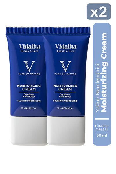 Vidalita Beauty & Care 2 Adet Squalene & Shea Butter Yoğun Nemlendirici Yüz K...