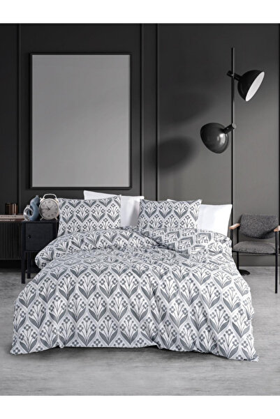 Almira Liora - Patterned Cotton Double Fitted Sheet Duvet Cover Set |   Sleep...
