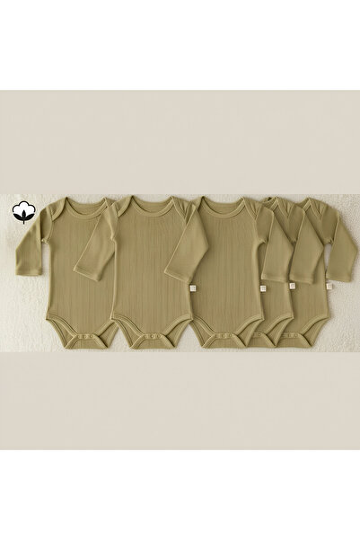 Oak And Pine Uzun Kollu Body Zıbın %100 Pamuklu OEKO-TEX Sertifikalı 3–12 Ay ...