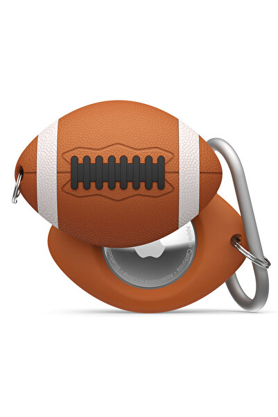 Elago Airtag Rugby Topu Düşmeye Karşı Dayanıklı Premium Silikon Kancalı Kılıf