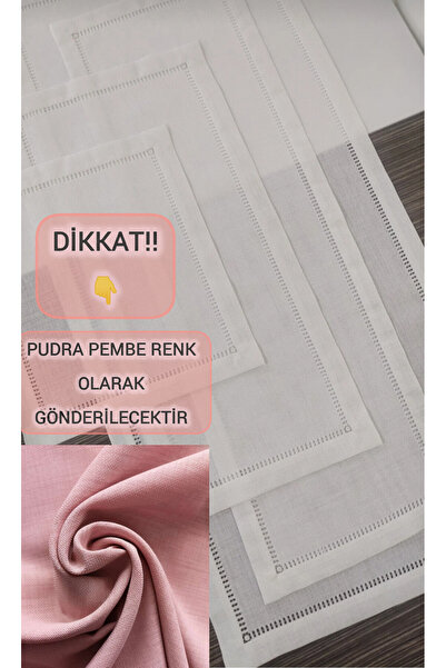 Etuval Linen 4 parça salon takımı runer konsol orta sehpa ve zigon sehpa pudr...