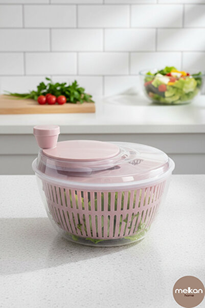 Melkan Home Pudra Renk Salata Ve Sebze Kurutucu 5 Litre