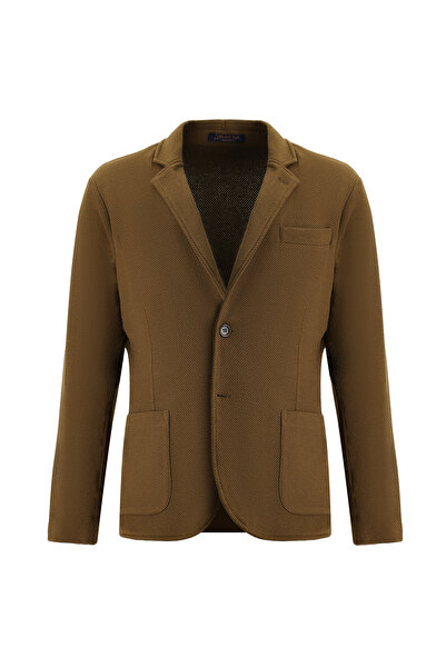 Kiğılı 7 Drop Slim Fit Patterned Sports Knitted Jacket