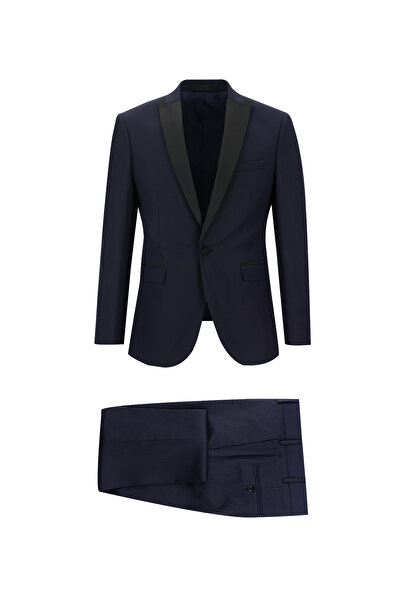 Kiğılı 7 Drop Slim Fit Dar Kesim Sivri Yaka Smokin & Damatlık