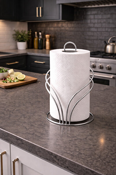 KARTEYA حامل مناشف من الفولاذ المقاوم للصدأ على شكل بجعة عمودية