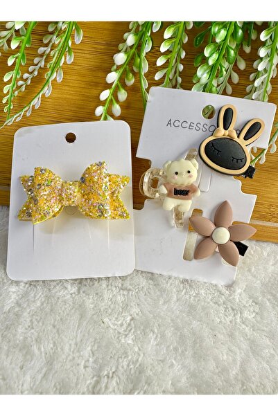 Bandana Sepetim Kız Çocuk Toka Seti