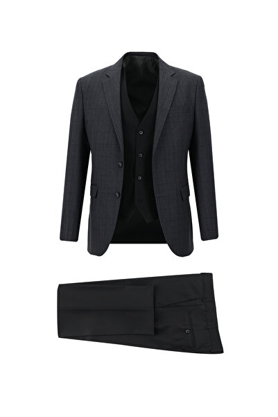 Kiğılı بدلة 7 دروب سليم فيت ضيقة القص مع سترة مدمجة