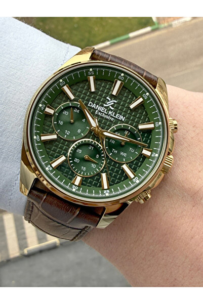 Daniel Klein Kordonu Deri Göstergeleri Aktif Erkek Kol Saati