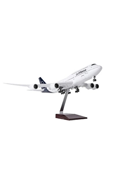 ehobim Lufthansa Boeing 747 Yolcu Uçağı Model Uçak 1/150 Ölçek 47cm