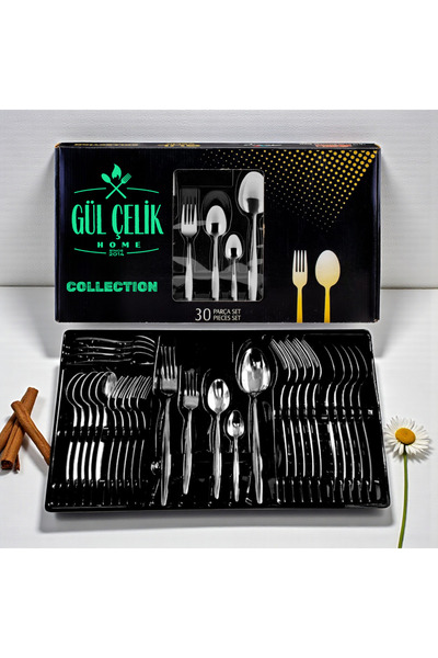 KAVEH طقم أدوات مائدة من 6 قطع من أرتشا، طراز مدبب، منتج في علبة