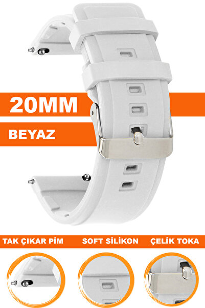 COBRA 20mm Fossil-Welder-Casio-Seiko-Omega-Armani Saat Uyumlu Silikon Saat Ko...