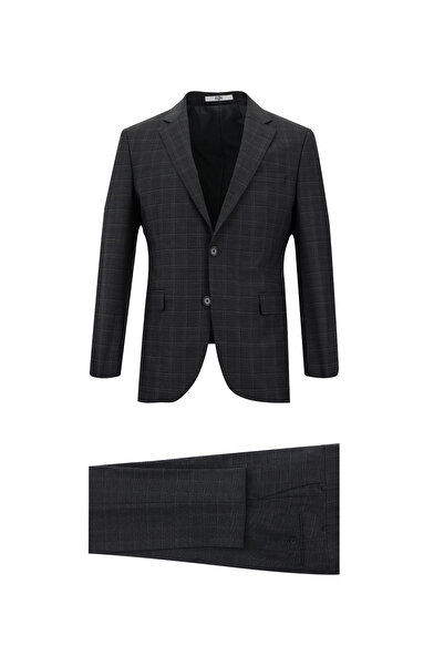 Kiğılı 7 Drop slim fit Dar croială Costum în carouri