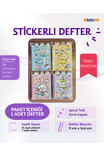 KATREMİA (1-4) STİCKER DEFTER