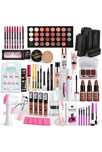 RUMİLY 70 Parça Profesyonel Makyaj Seti ( Orta Kumral Ten)