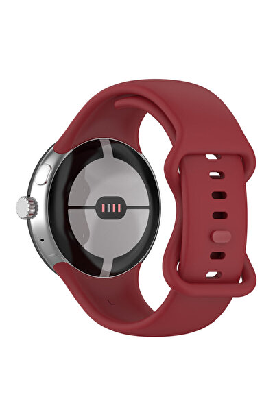 Techsuit Curea Techsuit Google Pixel Watch 3, 45 mm, vișinie, W031