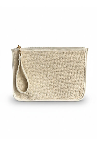 Zuna Studio Geantă de mână pentru femei Lorven Beige Portfolio & Clutch