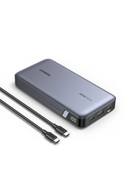Ugreen External Battery 25000mAh Ugreen, 145W, Gray