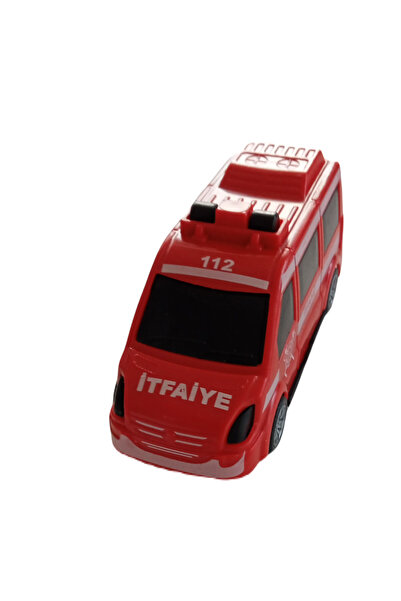 Bayraktar Kırmızı Renk Çek Bırak İtfaiye Aracı 10x5 cm