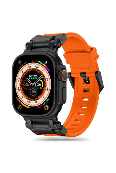 Techsuit Curea Apple Watch 1 42mm, portocalie, W064