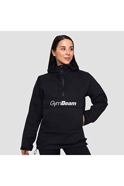 GymBeam Jachetă de ploaie pentru femei, neagră