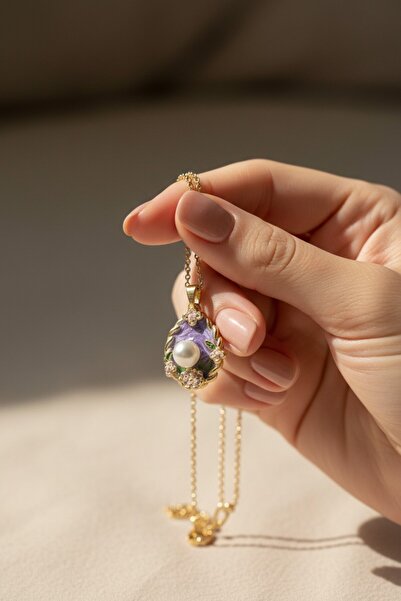 Pisidesa Antique Framed Pearl Necklace Series – Gold Plated Special Occasion,...