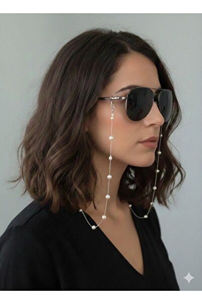 Ralp Moda حزام نظارات فاخر من اللؤلؤ الذهبي الباروكي - إكسسوار نظارات مصمم يد...