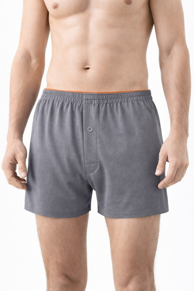 MİSSEMMA Men's Buttoned Cotton Boxer