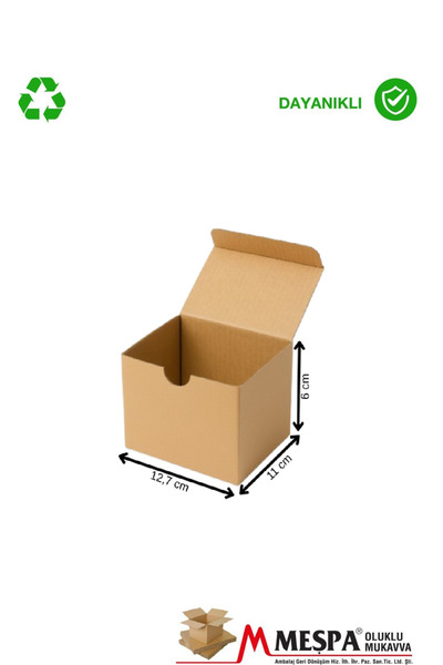 Markasız ucuz 13 x 11 x 6 ölçülerinde-50 adet kalıplı E ticaret ve saklama ku...