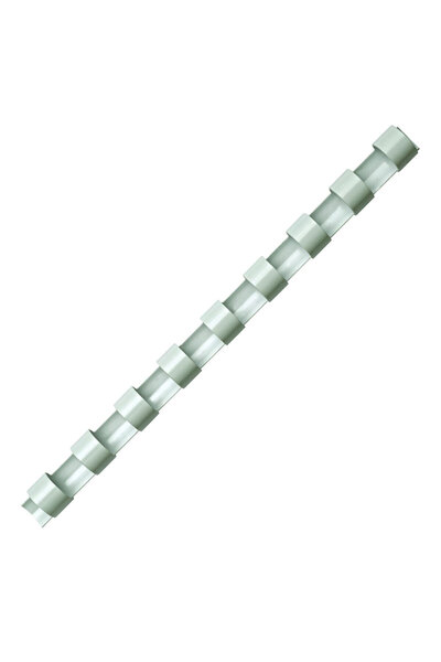 Fellowes Plastic Binding Ring 8 mm White For 21–40 Sheets 25/Pack