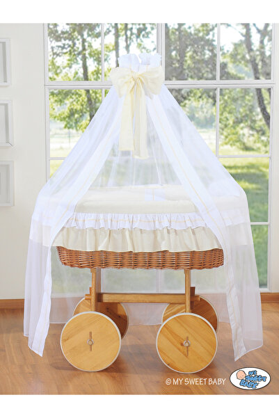 Other Coșuleț Moise Deluxe cu baldachin - Bellamy Cream